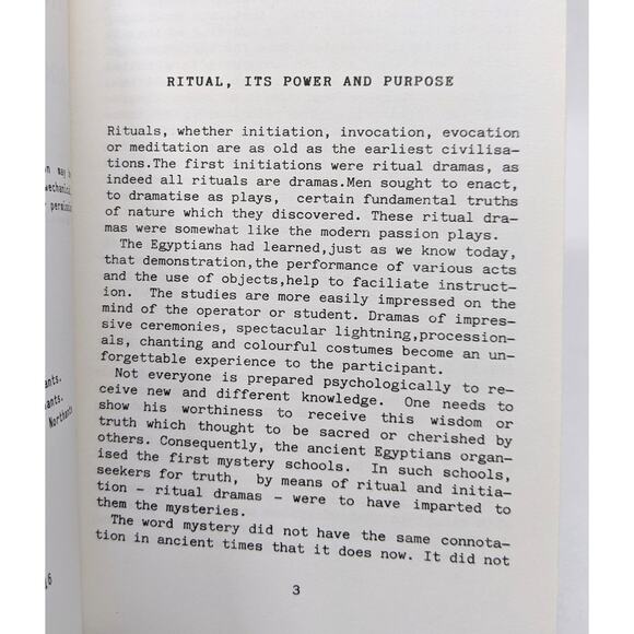 Vintage - Ritual Its Power and Purpose - Cassiopeia Rich 1986 - First UK Edition - Picture 3 of 5